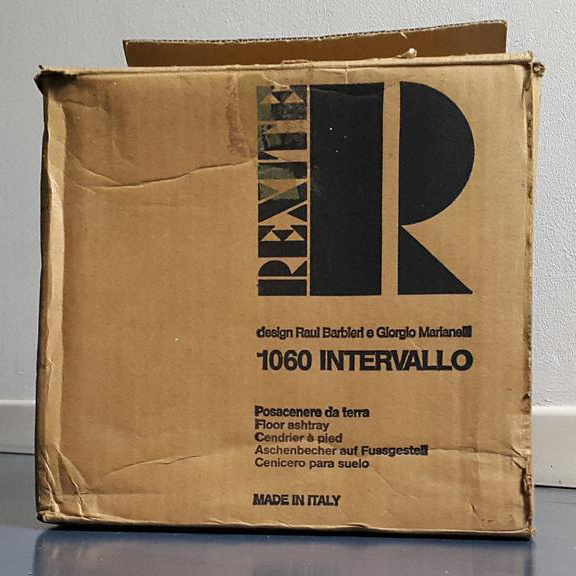 posacenere rexite 1060 intervallo design raul barbieri giorgio marianelli