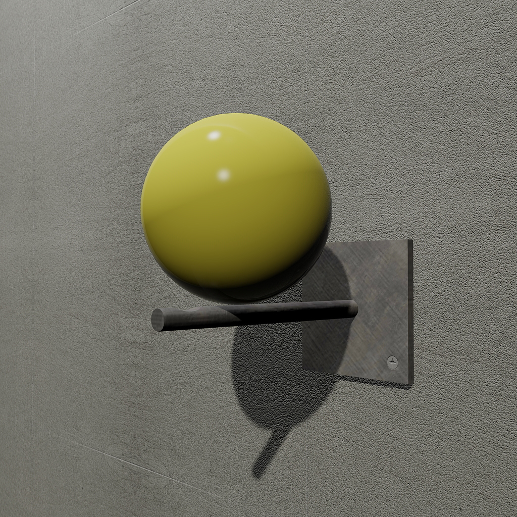 Lemon, coat hanger equilibrium design Luca Perlini yellow lacquered