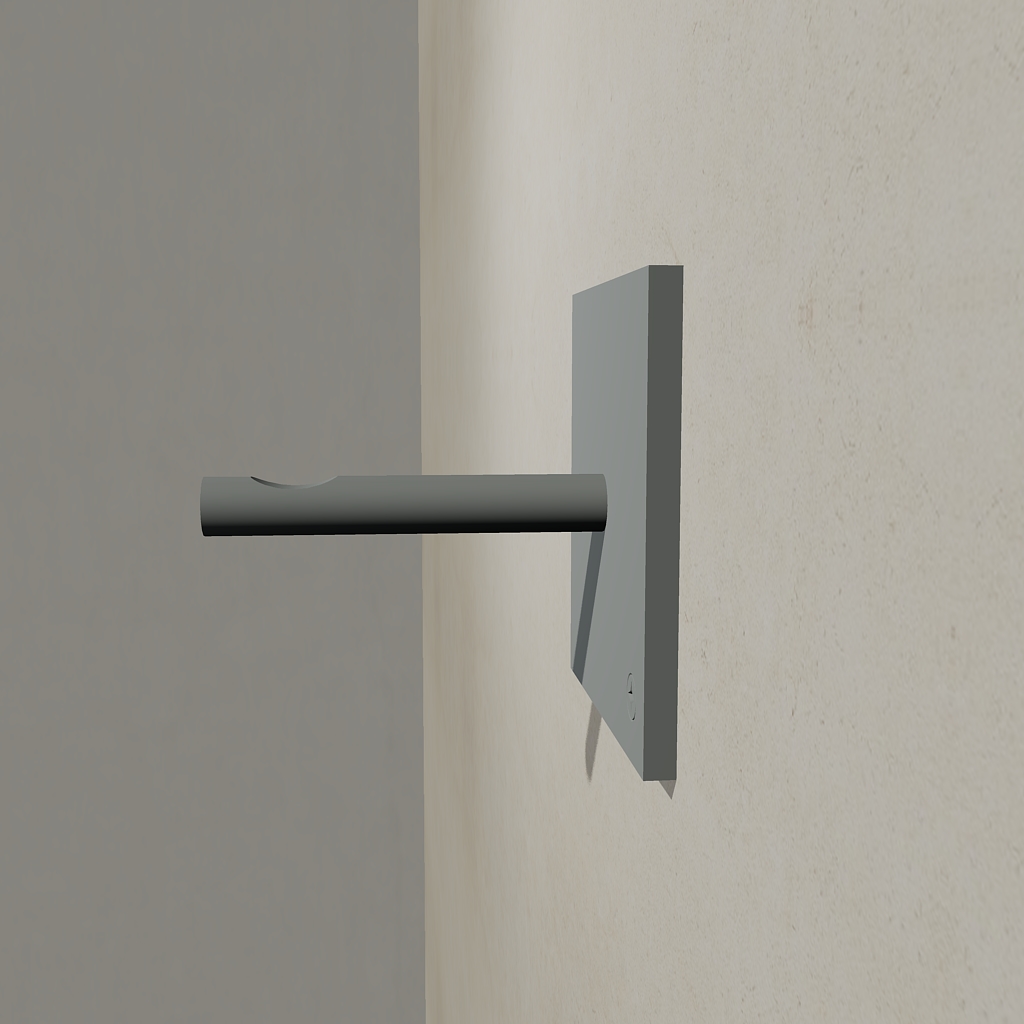 Cintre laqué gris RAL7012